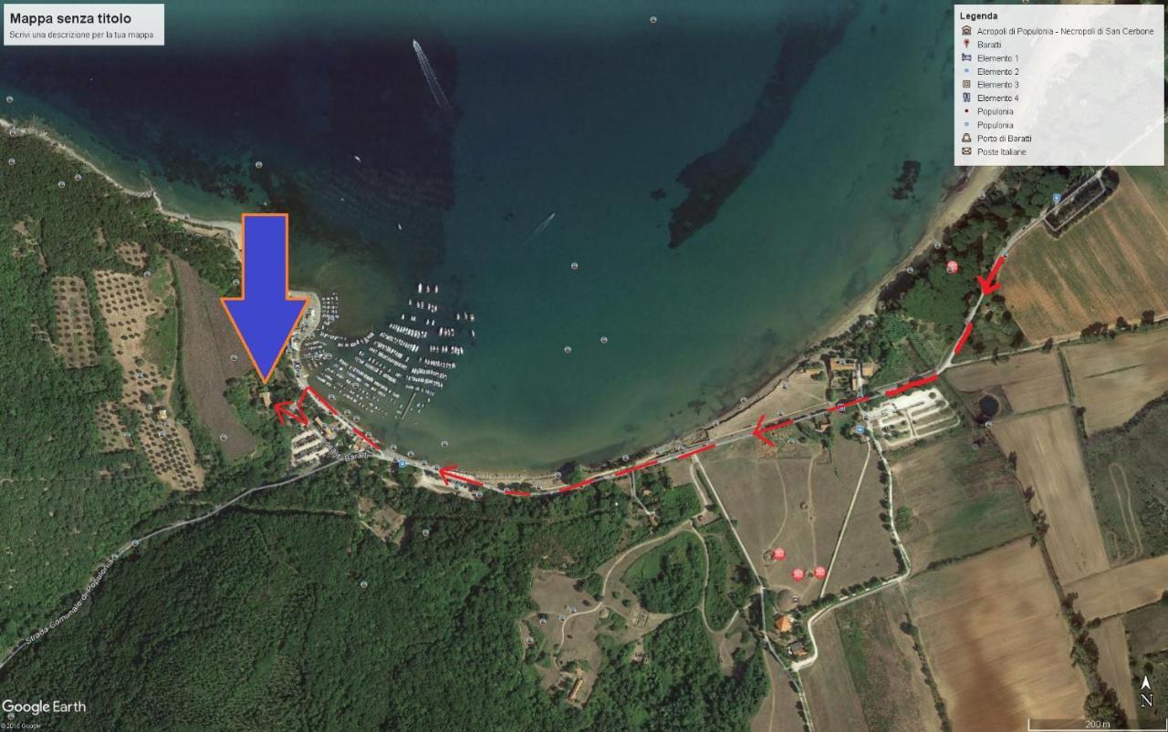 I Fiori Nel Golfo Di Baratti Leilighet Eksteriør bilde